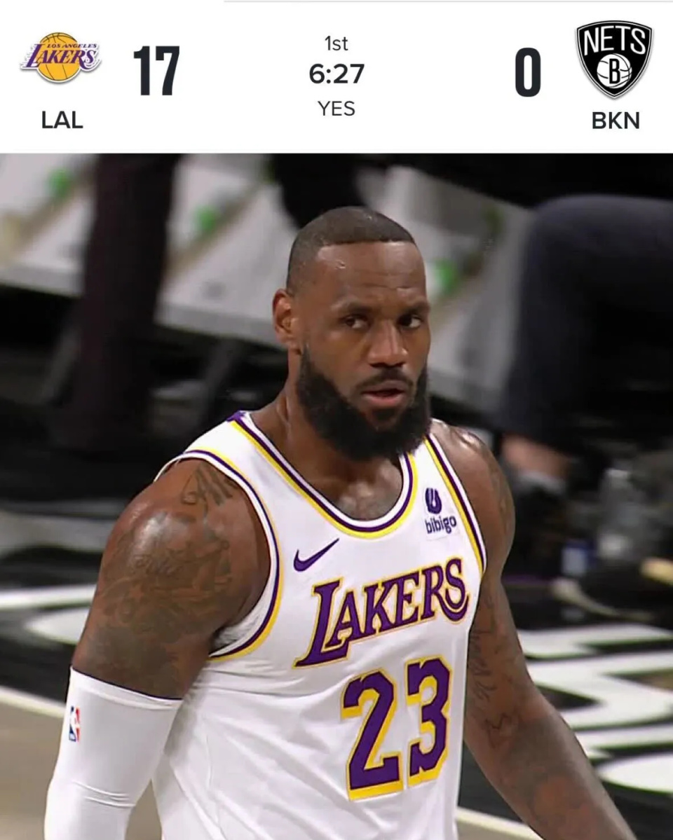 包含詹姆斯迎来二十赛季高光表现，篮网球迷沸腾！的词条